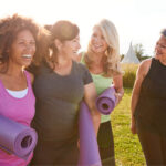 Ladies-with-purple-yoga-mat