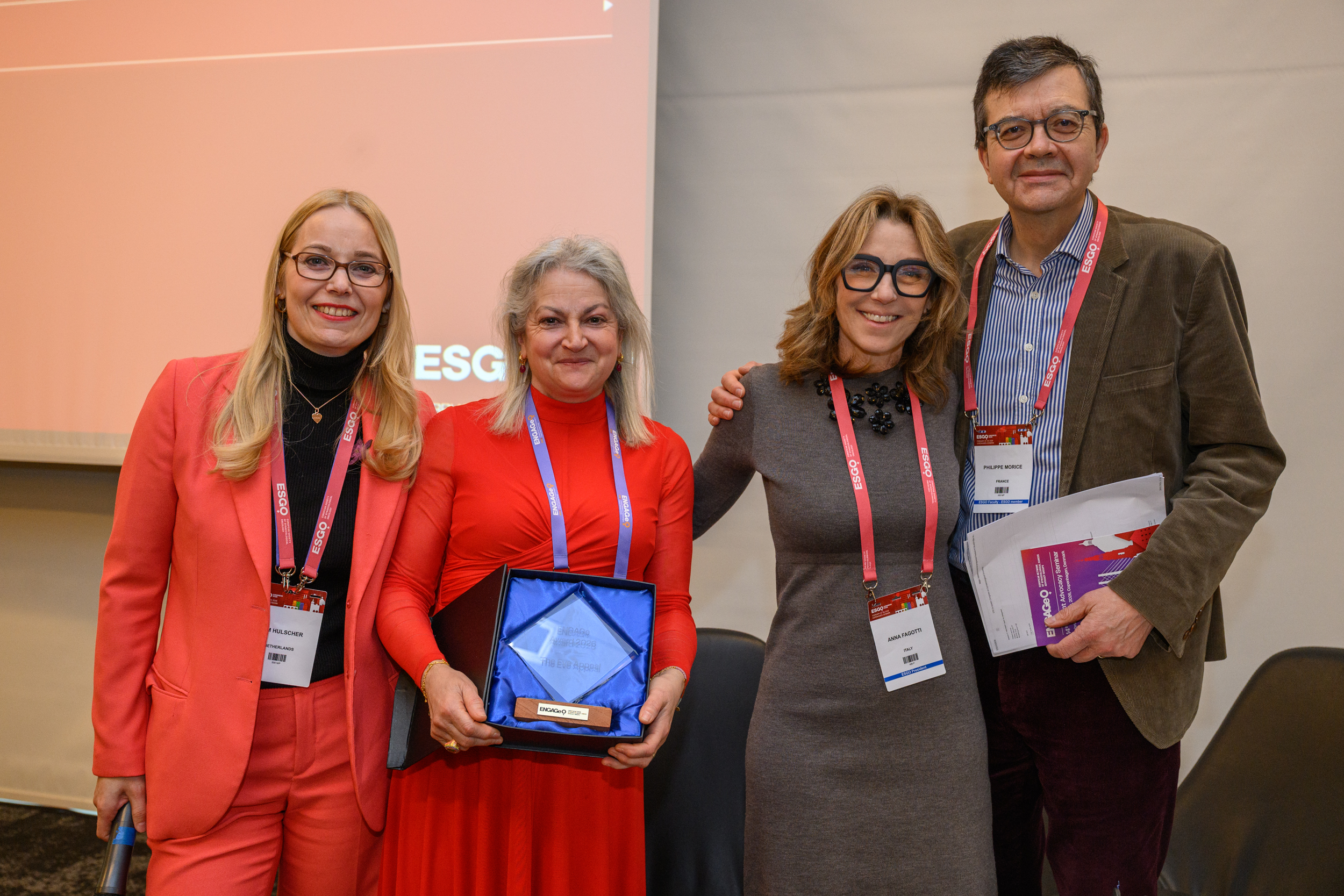 Winner of the ENGAGe Award 2026, The Eve Appeal